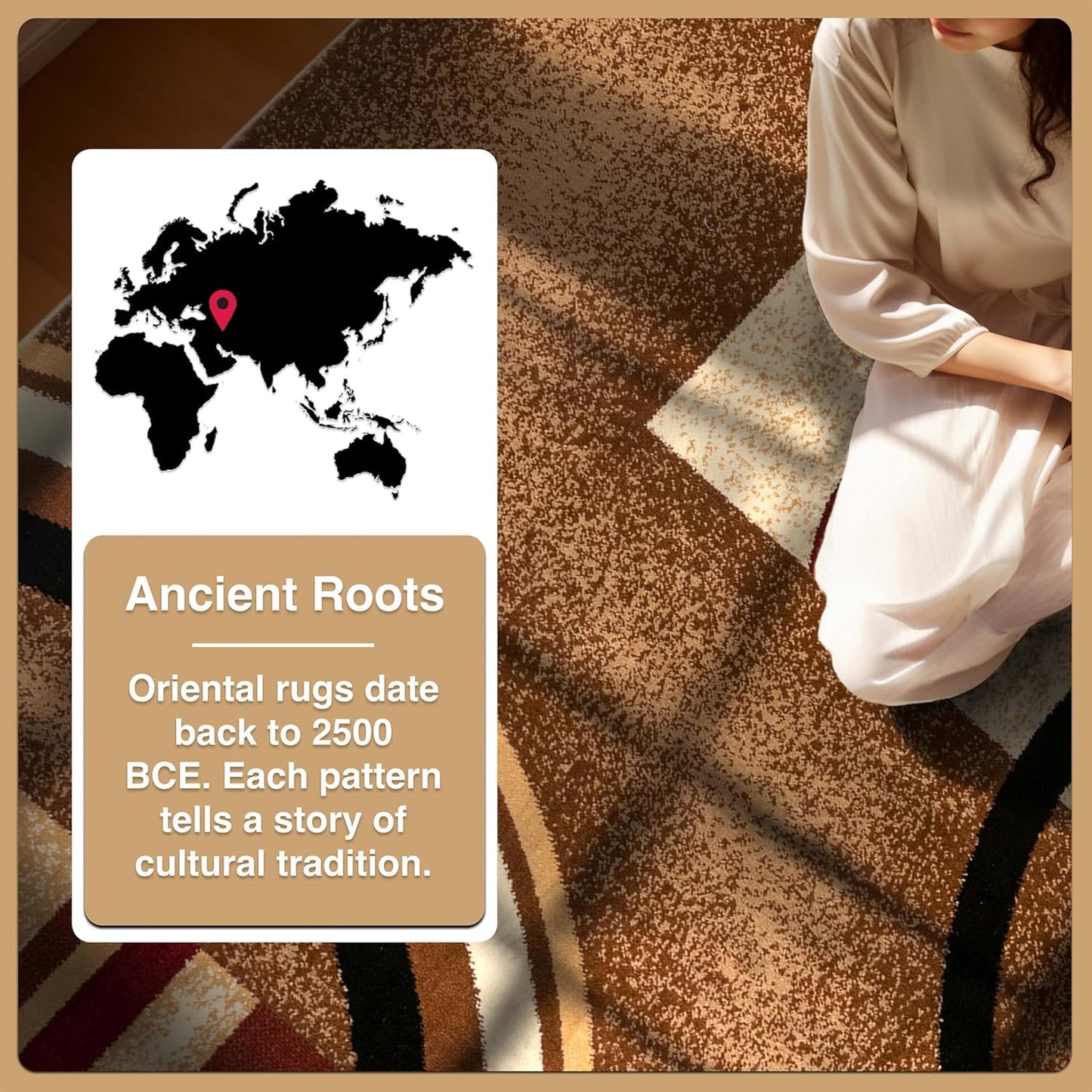 Barclay Arcs & Shapes Ivory Modern Geometric Area Rug 2'3" X 3'11"