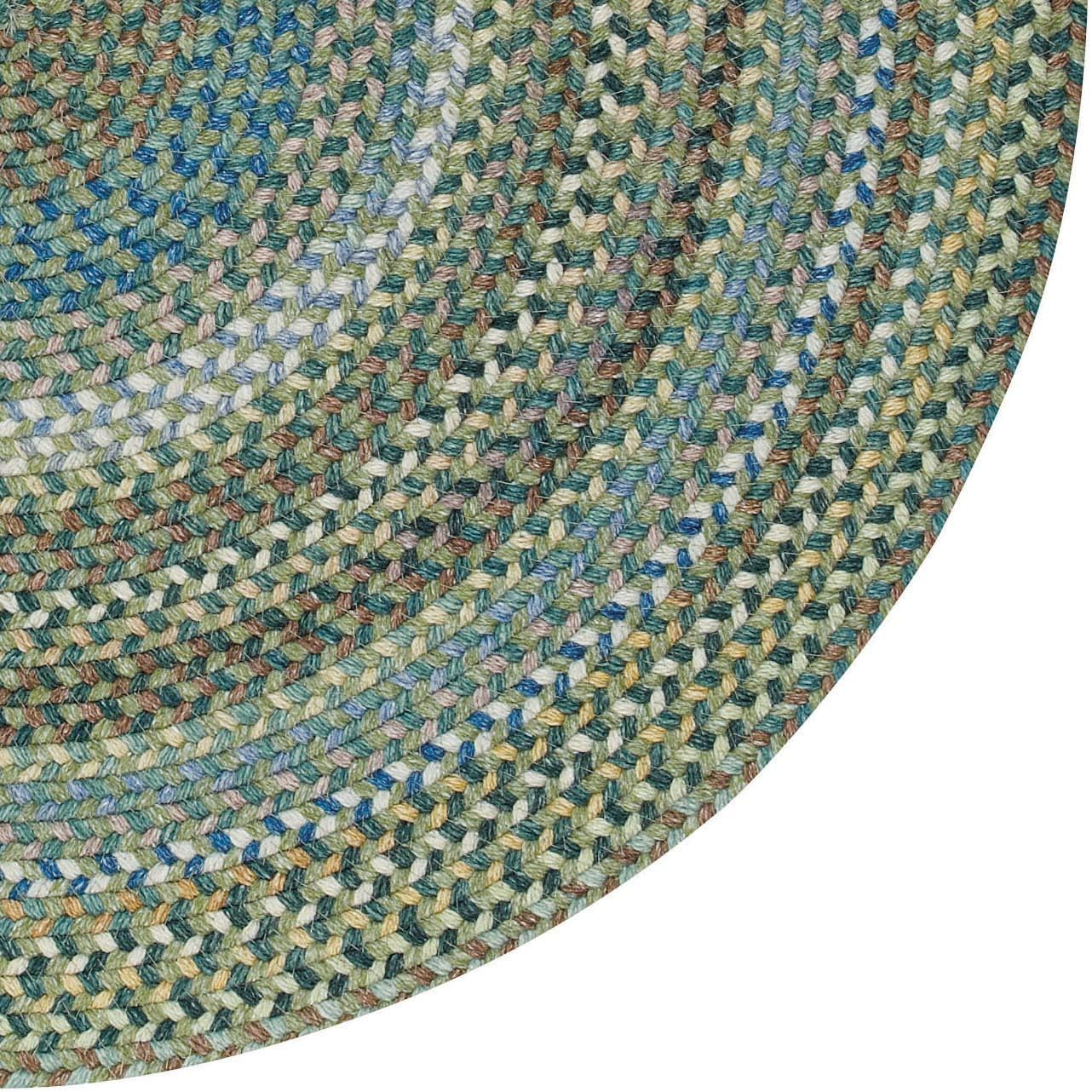 American Heritage Sage 0' 36" round Braided Rug
