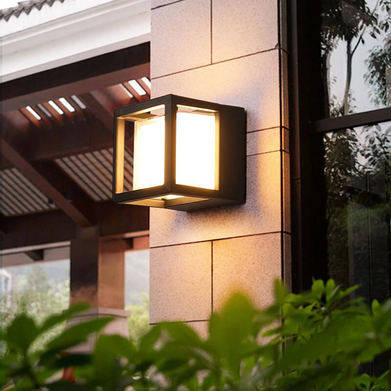 LED Outdoor Waterproof Wall Lamp Radar Motion Sensor Outdoor Wall Light Porch Light Led Light Outdoor Garden Outdoor Lighting