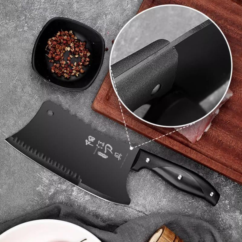 Stainless Steel Kitchen Knife, 1 Count Household Kitchen Knife, Modern Cooking Multifunctional Kitchen Cutting Tool for Meat & Fruit & Vegetable, Kitchen Gadgets, Kitchenware, Stainless Steel Knives