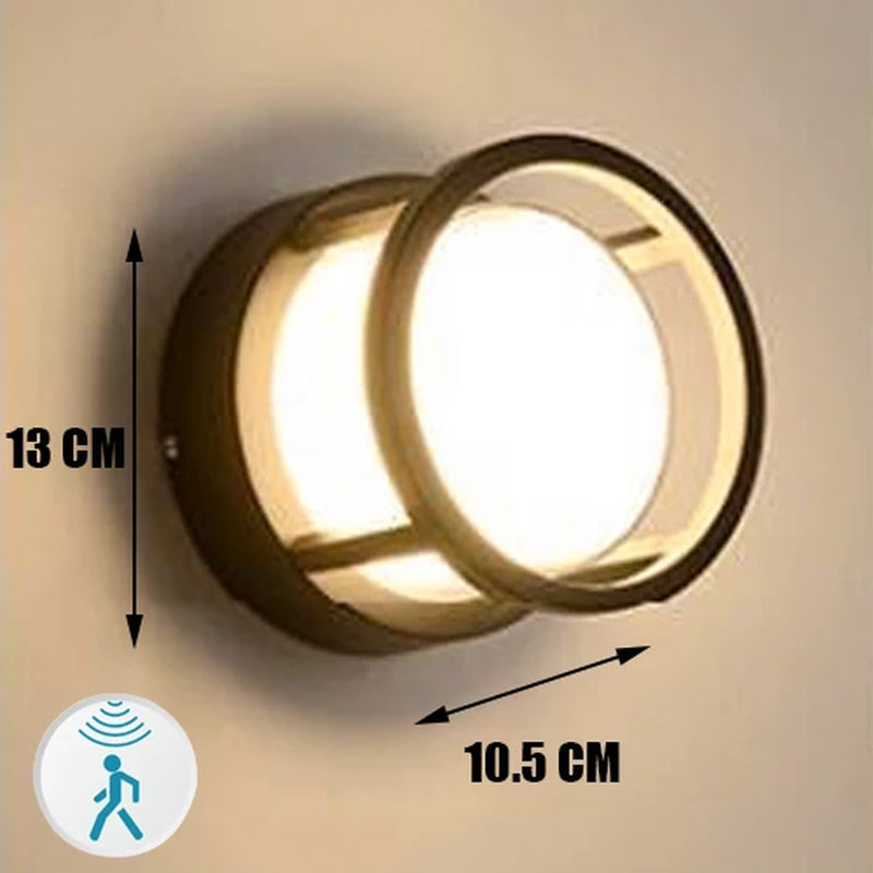 LED Outdoor Waterproof Wall Lamp Radar Motion Sensor Outdoor Wall Light Porch Light Led Light Outdoor Garden Outdoor Lighting
