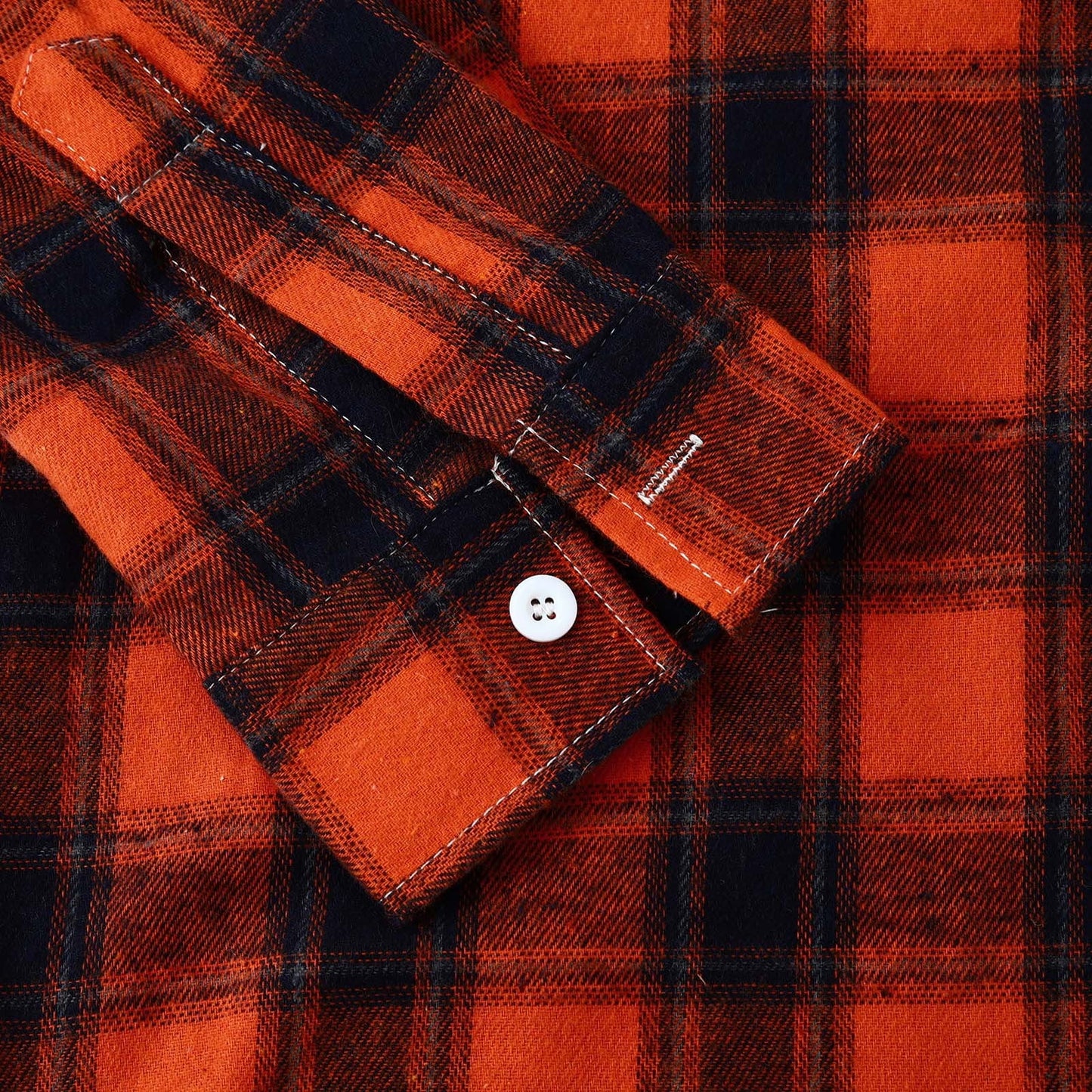 Men'S Flannel Plaid Hooded Shirts Casual Long Sleeve Button down Regular Fit Hooded Shirt Lightweight Thin Jackets Orange#01 XL