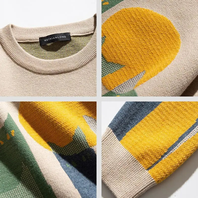 Natural Co. Patchwork Sweater