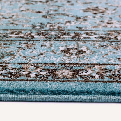 3212 Distressed Blue 5'2X7'2 Oriental Area Rug Carpet