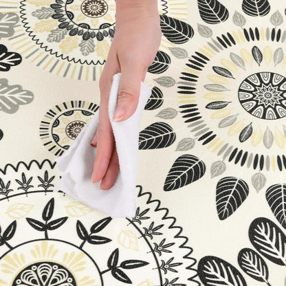 [Fallfreshness] HEBE anti Fatigue Kitchen Rug Sets 2 Piece Non Slip Kitchen Mats for Floor Cushioned Kitchen Rugs and Mats Waterproof Comfort Standing Mat Runner for Kitchen, Home Office, Sink, Laundry