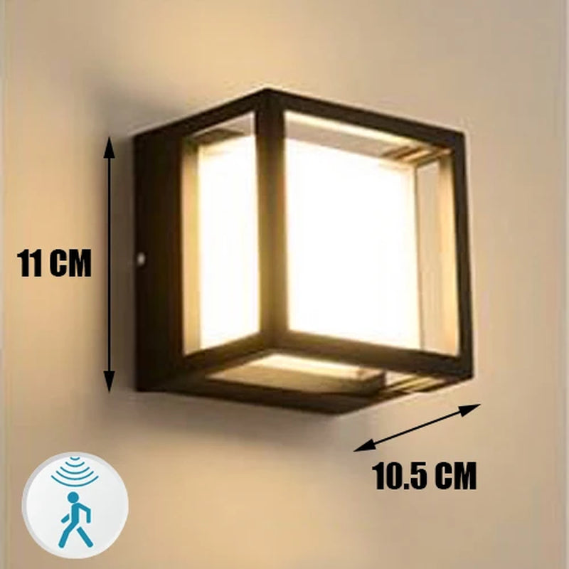 LED Outdoor Waterproof Wall Lamp Radar Motion Sensor Outdoor Wall Light Porch Light Led Light Outdoor Garden Outdoor Lighting