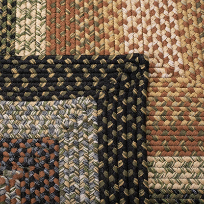 Washable Rug Braided Collection - 2'3" X 6' Runner, Multi, Weather Resistant & Easy Cleaning, Ideal for Patio, Backyard, Mudroom, Deck, Hallway, Kitchen (BRD308A)