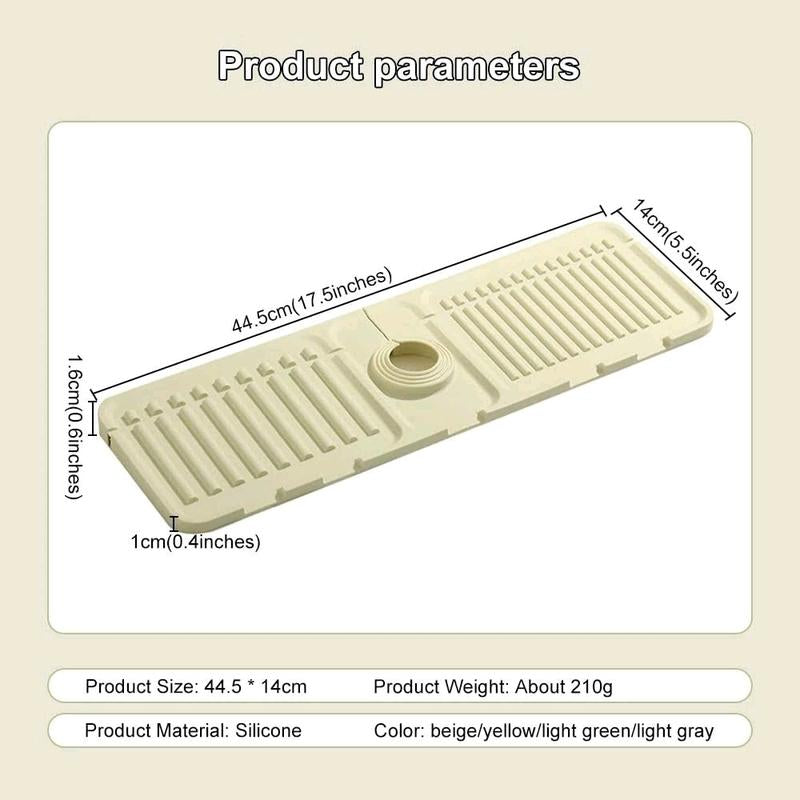 Kitchen Sink Splash Guard - Durable Design for Kitchen Use, Compatible with Standard Kitchen Appliances Stylish Utensils Traditional