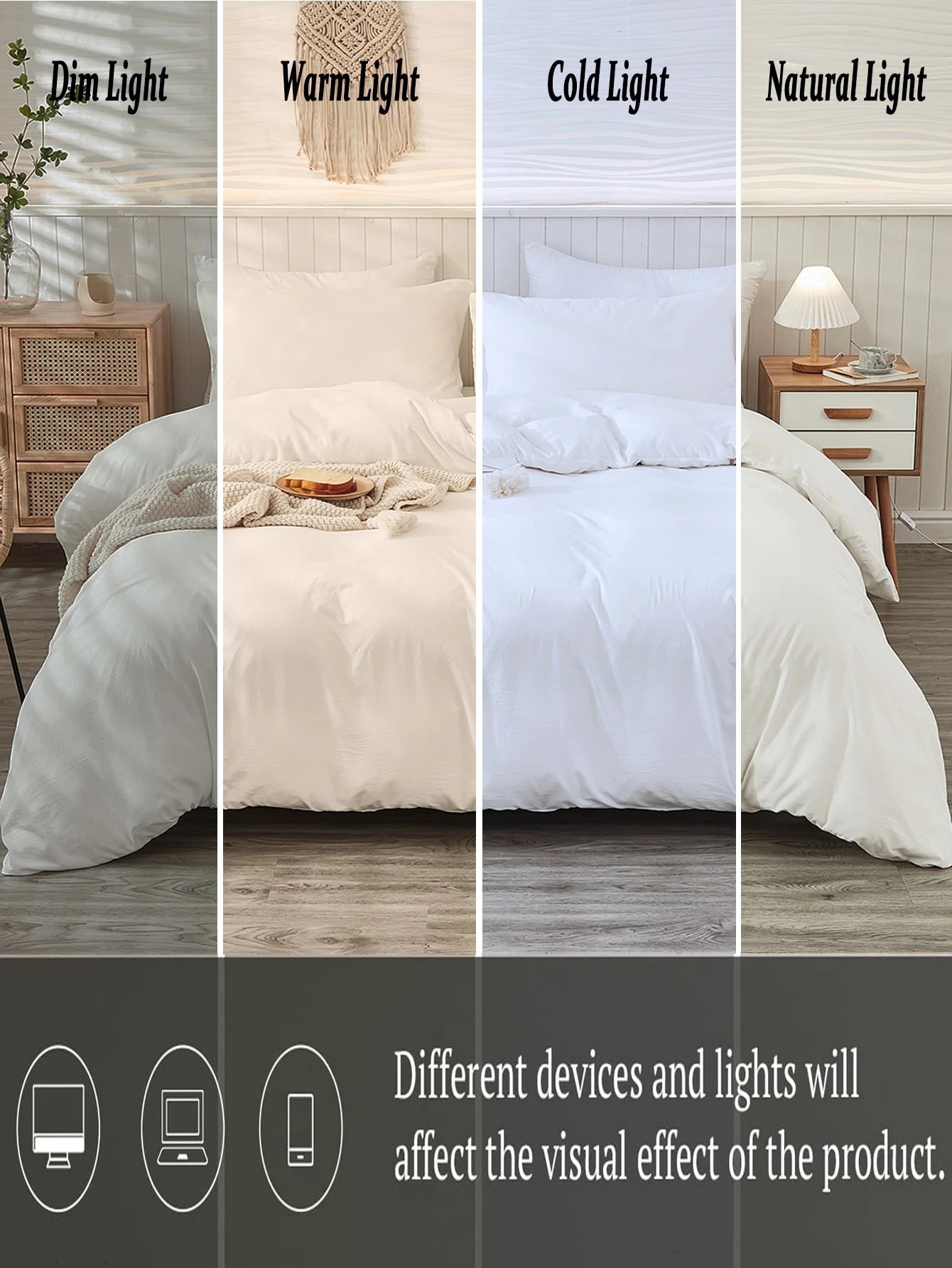 Plain White Duvet Cover Set Super Soft Bedding Queen 3 Pieces Breathable Lightweight Microfiber Duvet Cover Farmhouse White Comforter Cover with Zipper Closure School Bedding