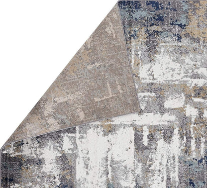 Gray 8 Ft.X 10 Ft Hampstead Abstract Area Rug
