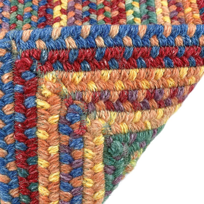 American Heritage Multi 3' 0" X 5' 0" Concentric Rectangle Braided Rug