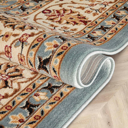 Barclay Sarouk Traditional Light Blue 2'3" X 3'11 Rug