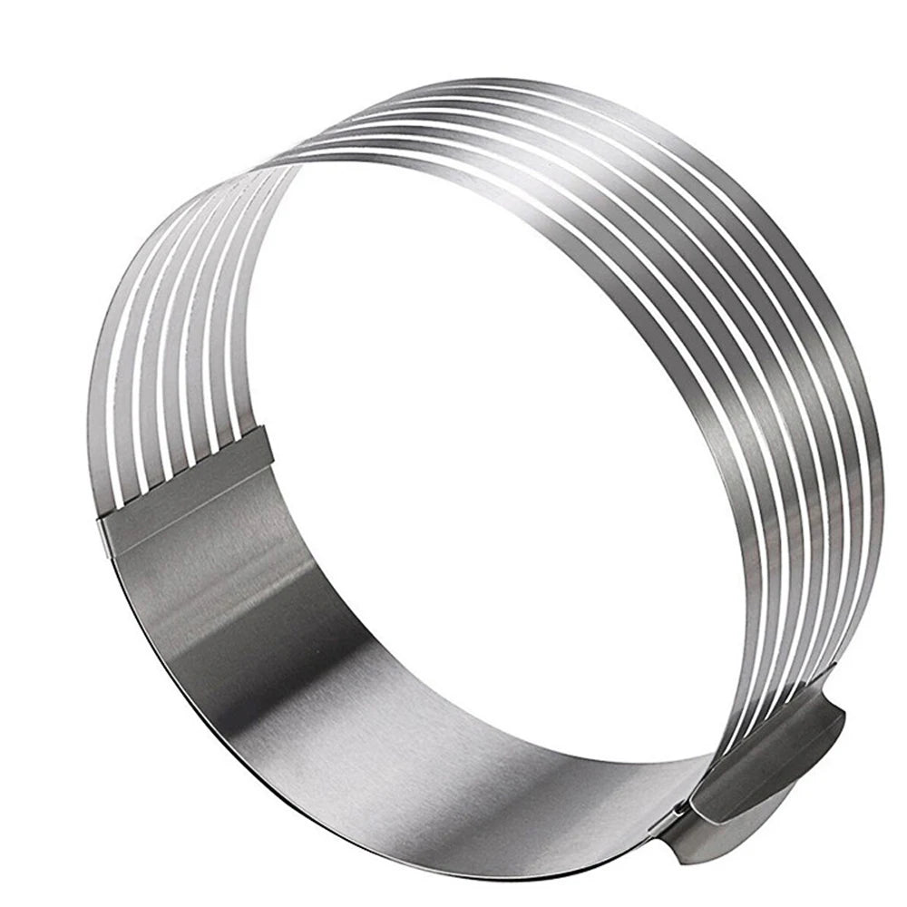 20CM 30CM Adjustable round Bread Cake Cutter Slicer Stainless Steel Cake Cutter 7 Layers Slicer Mousse Ring Mould Baking Gadgets