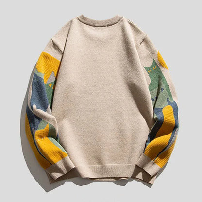 Natural Co. Patchwork Sweater