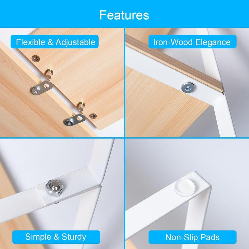 Countertop Organizer Corner Shelf, 2 Tier Adjustable Stackable Corner Shelves for Kitchen, Bathroom, Spice Rack, Coffee Bar, over Sink, Dresser Table, Corner Counter Shelf Stand, Natural Beige
