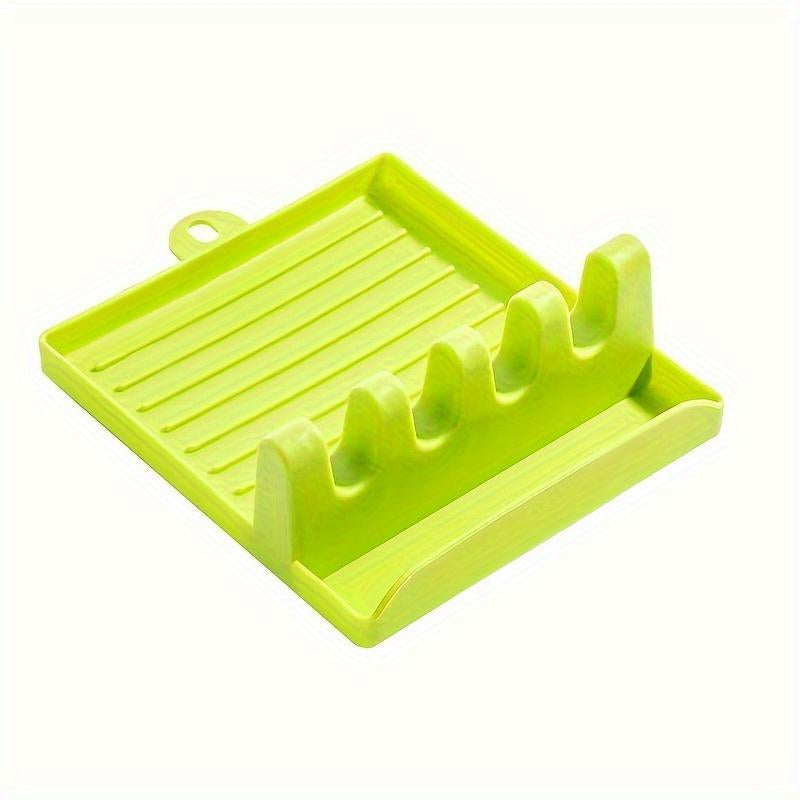 Silicone Spoon Rest, 1 Count Kitchen Utensil Spatula Holder, Kitchen Accessories, Kitchen Storage & Organization, Kitchen Tools Accessories