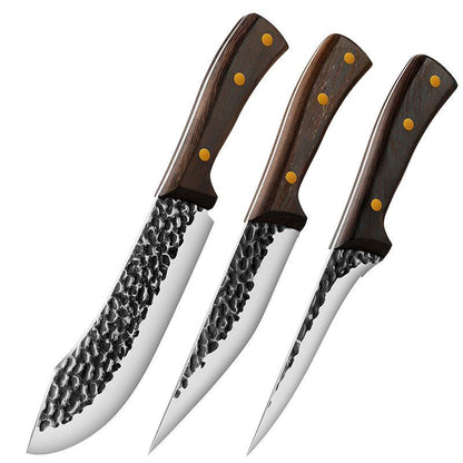 Stainless Steel Kitchen Knife Set, 3 Counts/Set Multifunctional Kitchen Chef Knife Utensils, Multi-Purpose Cooking Knife, Modern Kitchen Sets, Cutting Utensils, Kitchen Supplies