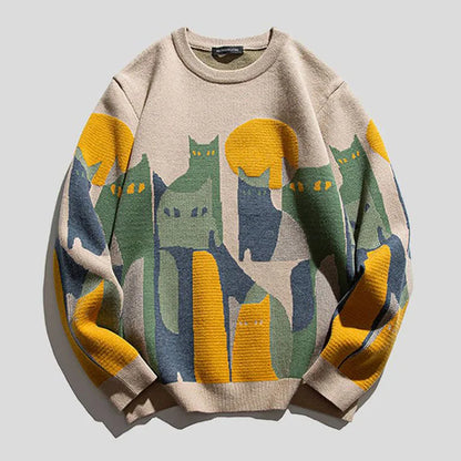 Natural Co. Patchwork Sweater