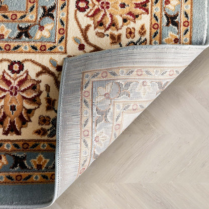 Barclay Sarouk Traditional Light Blue 2'3" X 3'11 Rug