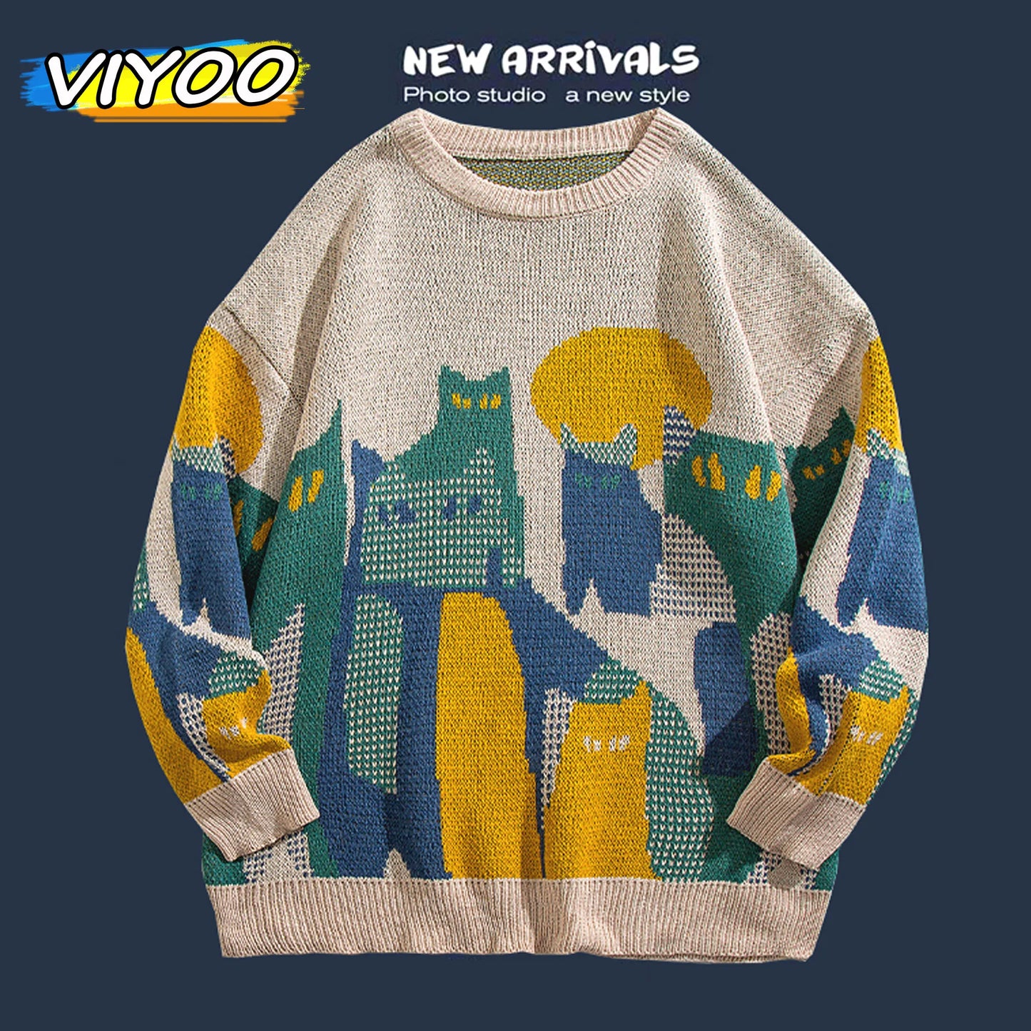 Natural Co. Patchwork Sweater