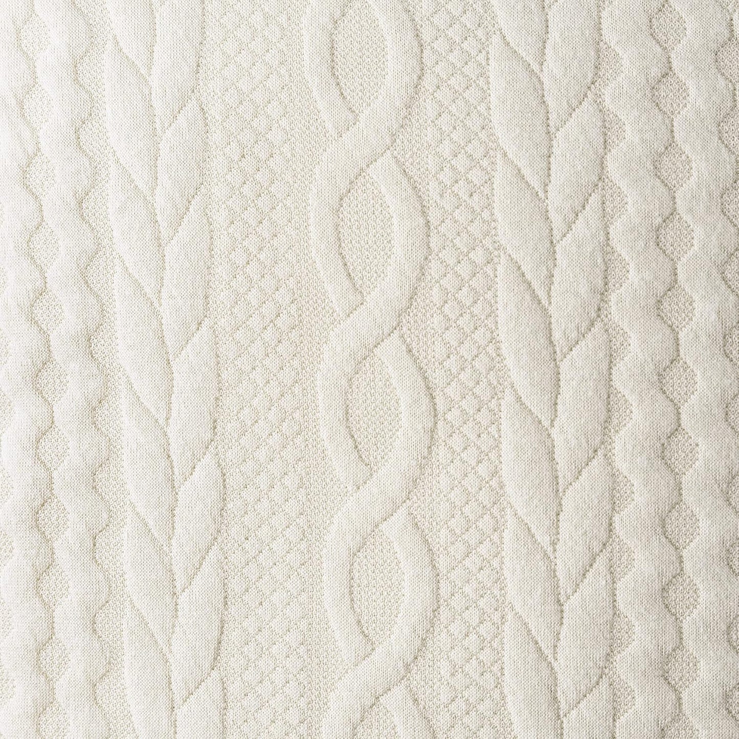 Pack of 2 Super Soft Decorative Throw Pillow Covers Square Cushion Cases Pillowcases for Couch Sofa Bedroom Car Modern Embossed Patterned,16 X 16 Inch,Beige