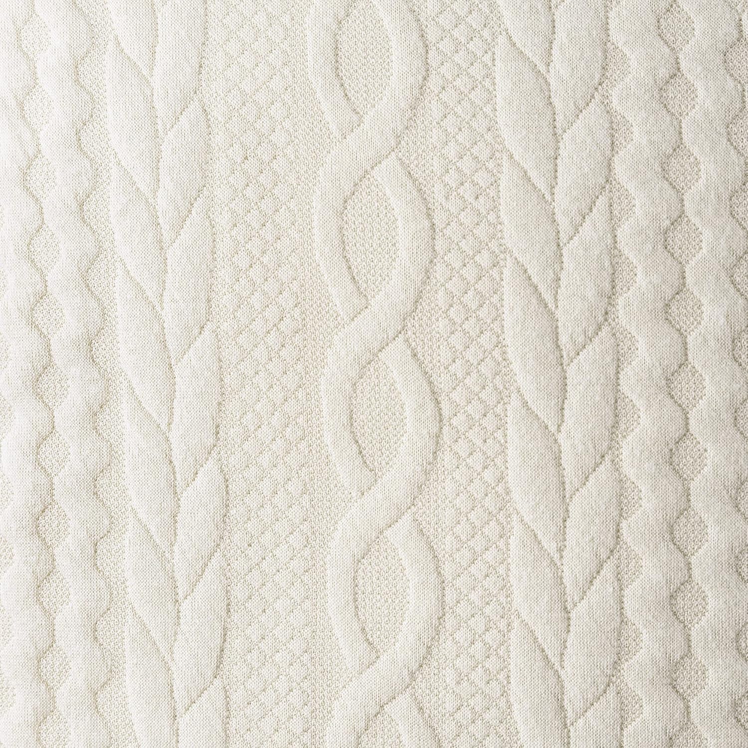Pack of 2 Super Soft Decorative Throw Pillow Covers Square Cushion Cases Pillowcases for Couch Sofa Bedroom Car Modern Embossed Patterned,16 X 16 Inch,Beige