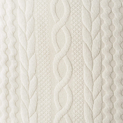 Pack of 2 Super Soft Decorative Throw Pillow Covers Square Cushion Cases Pillowcases for Couch Sofa Bedroom Car Modern Embossed Patterned,16 X 16 Inch,Beige