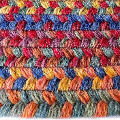 American Heritage Multi 2' 0" X 8' 0" Runner Oval Braided Rug