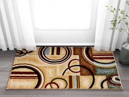 Barclay Arcs & Shapes Ivory Modern Geometric Area Rug 2'3" X 3'11"
