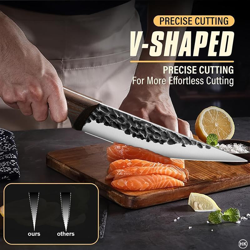 Stainless Steel Kitchen Knife Set, 3 Counts/Set Multifunctional Kitchen Chef Knife Utensils, Multi-Purpose Cooking Knife, Modern Kitchen Sets, Cutting Utensils, Kitchen Supplies