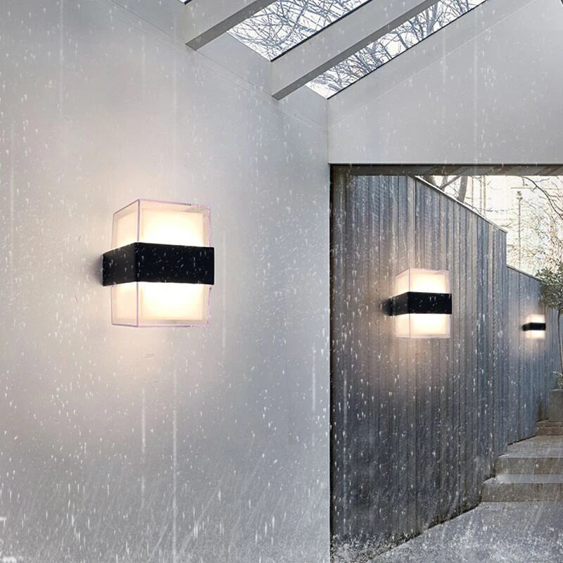 LED Outdoor Waterproof Wall Lamp Radar Motion Sensor Outdoor Wall Light Porch Light Led Light Outdoor Garden Outdoor Lighting