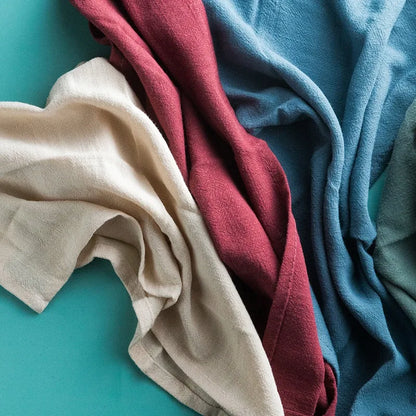 Nordic Cotton Linen Tea Napkin, Table Handkerchief, Cloth for Dinner Party, Restaurant Bowl, Teapot Cleaning Towel