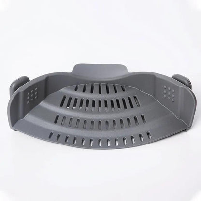 Adjustable Pasta Silicone Clip-On Food Strainer