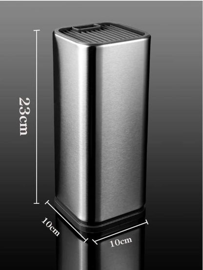 Quick Grab Knife Station – Large-Capacity Stainless Steel Organizer for Safe & Easy Kitchen Tool Storage Holder