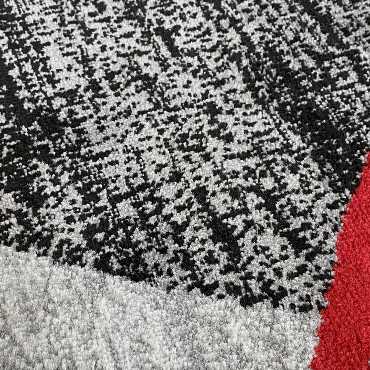 Luxe Weavers Victoria Collection 3895 Gray 2X8 Modern Abstract Geometric Stain Resistant Area Rug